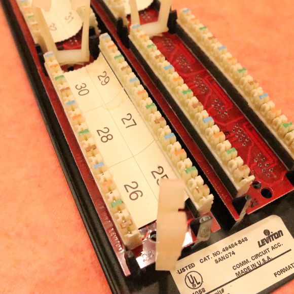 Liviton Telecom INFOTAP CATEGORY 5 Universal 48 PORT Patch Panel - Picture 2 of 9